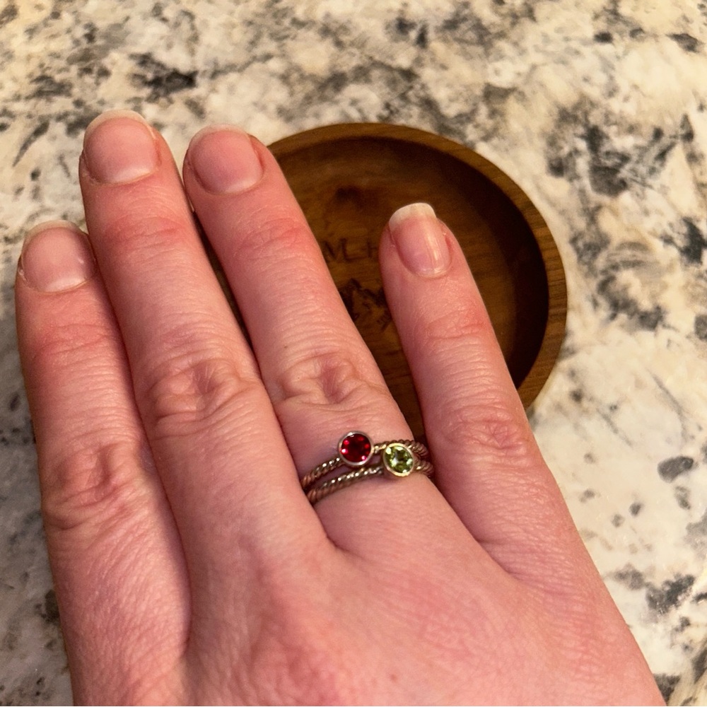 Touchstone Crystal Birthstone Rings - Picture 7 of 7